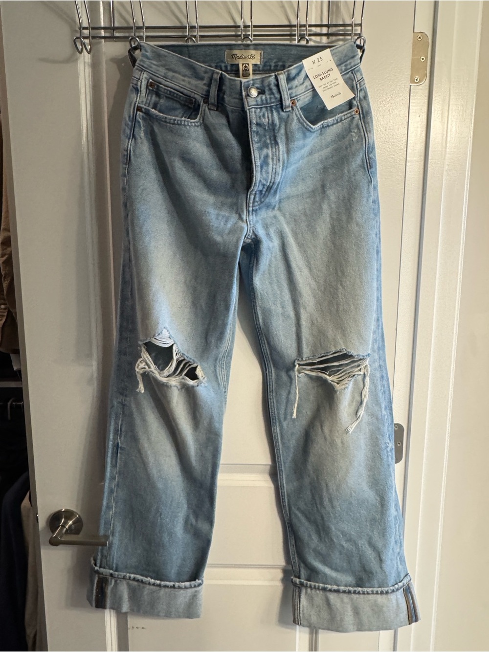 Madewell Light Blue Low-Slung Baggy Jeans